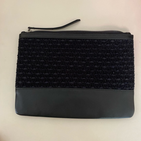 St. John black woven clutch - Picture 3 of 6